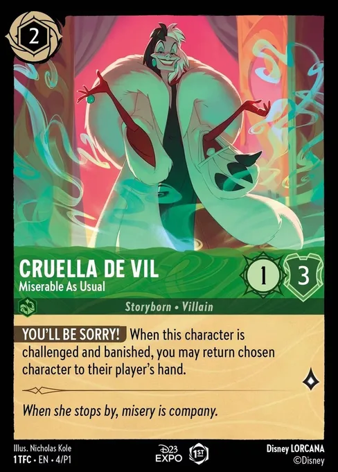 Cruella De Vil - Miserable As Usual, Promo Set 1 #4