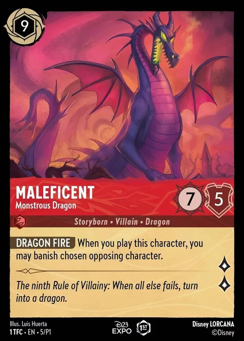 Maleficent - Monstrous Dragon, Promo Set 1 #5