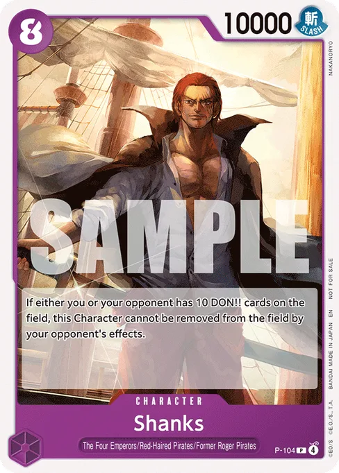 Shanks, P-104, Parallel 1, English