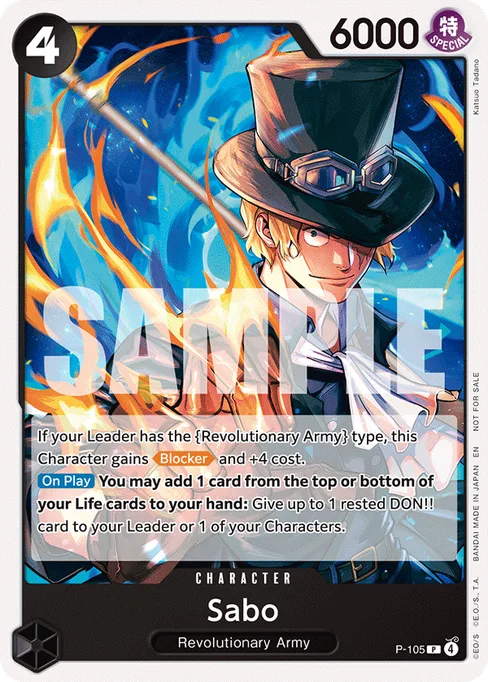 Sabo, P-105, Parallel 2, English