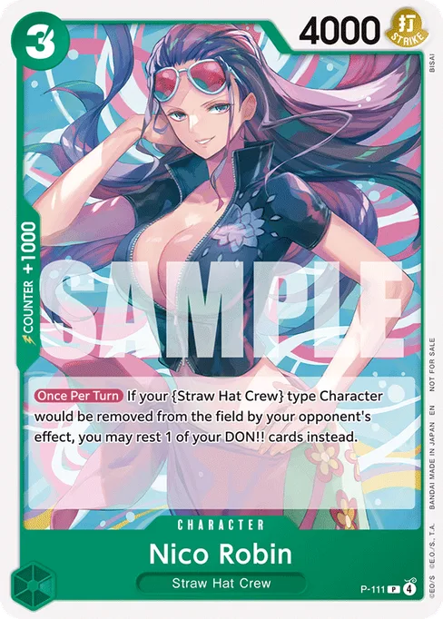 Nico Robin, Promotion Cards #P-111