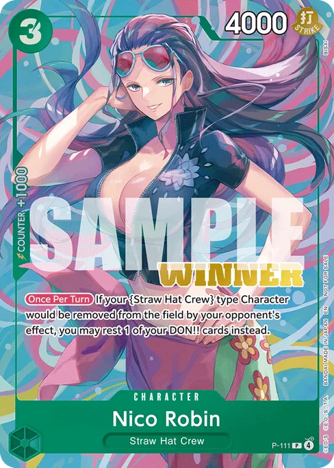 Nico Robin, Promotion Cards #P-111_p1