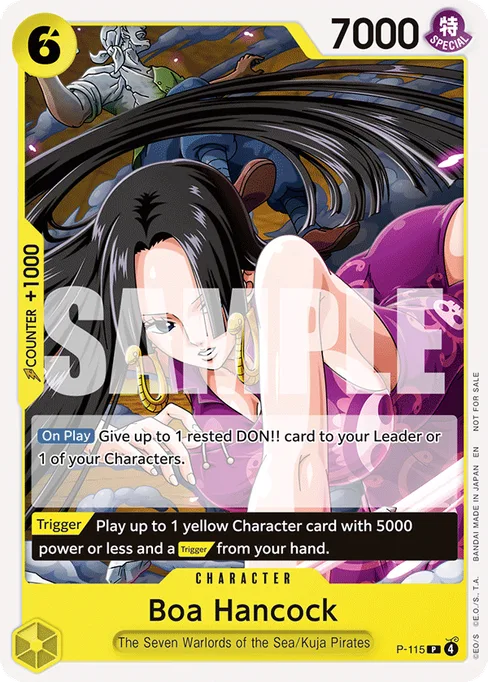 Boa Hancock, P-115, Base, English