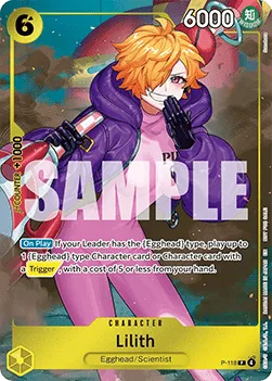 Lilith, P-118, Base, English