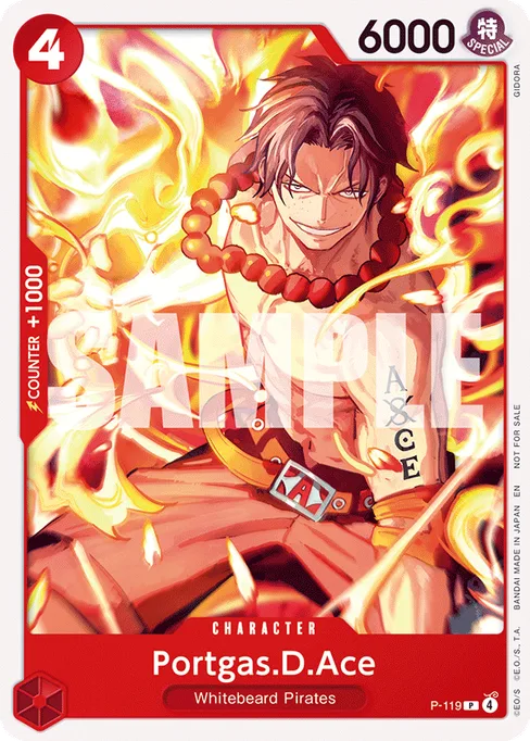 Portgas.D.Ace, P-119, Base, English