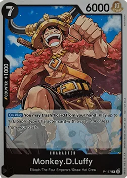 Monkey D. Luffy, P-157, Base, English