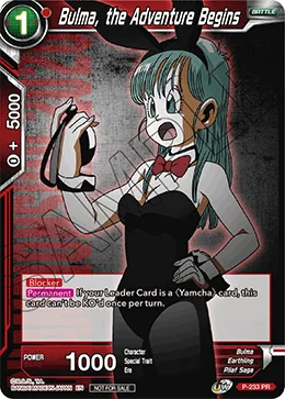 Bulma, the Adventure Begins, Promotion Cards #P-233