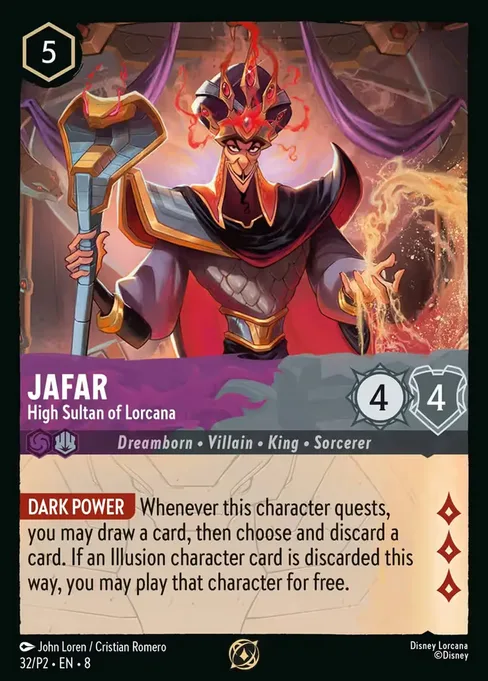 Jafar - High Sultan of Lorcana, Promo Set 2 #32
