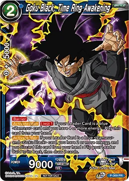 Goku Black, Time Ring Awakening, Promotion Cards #P-369