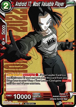 Android 17, Most Valuable Player, Promotion Cards #P-394