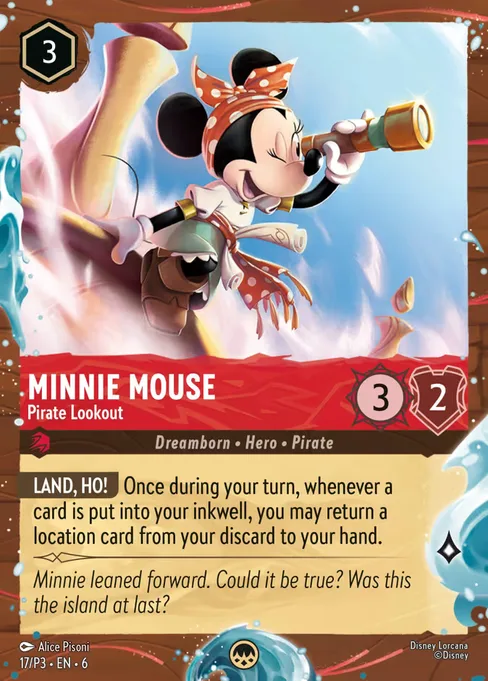 Minnie Mouse - Pirate Lookout, Promo Set 3 #17