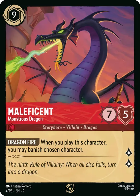 Maleficent - Monstrous Dragon, Promo Set 3 #4