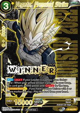 Vegeta, Frenzied Strike, Promotion Cards #P-423_PR