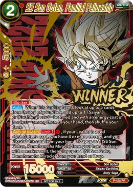 SS Son Goten, Familial Fellowship, Promotion Cards #P-428_PR
