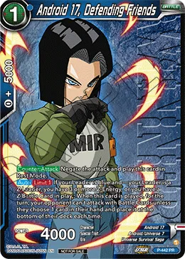 Android 17, Defending Friends, Promotion Cards #P-442_PR