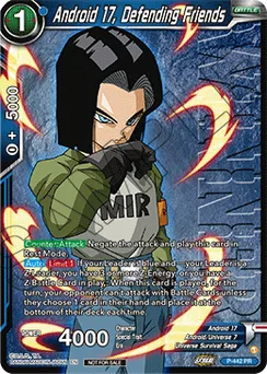 Android 17, Defending Friends, Normal