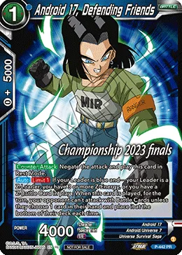 Android 17, Defending Friends, Promotion Cards #P-442_PR02