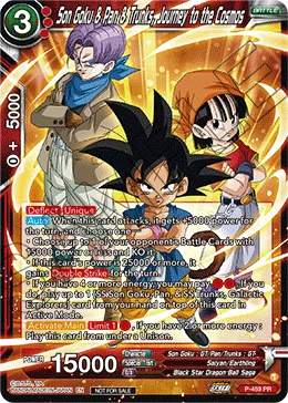 Son Goku & Pan & Trunks, Journey to the Cosmos, Promotion Cards #P-459