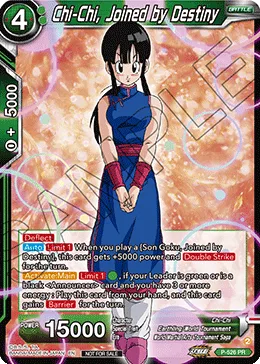 Chi-Chi, Joined by Destiny, Promotion Cards #P-526