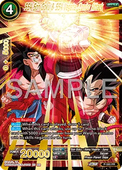 SS4 Son Goku & SS4 Vegeta, Combo Attack, Normal