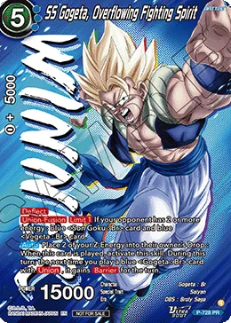 SS Gogeta, Overflowing Fighting Spirit, Promotion Cards #P-728_PR