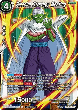 Piccolo, Strategy Meeting, Promotion Cards #P-752