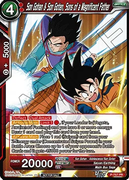 Son Gohan & Son Goten, Sons of a Magnificent Father, Promotion Cards #P-757
