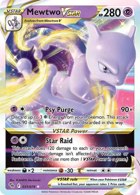 Mewtwo VSTAR, Pokémon GO #31