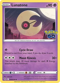 Lunatone, Normal