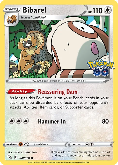 Bibarel, Pokémon GO #60