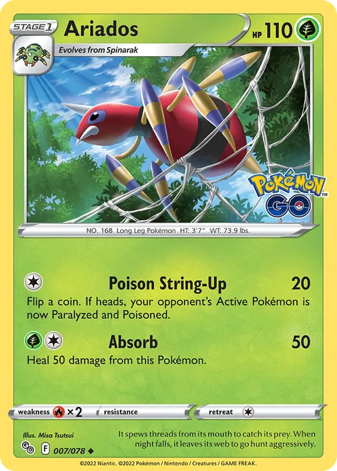 Ariados, Pokémon GO #7