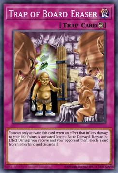 Trap of Board Eraser