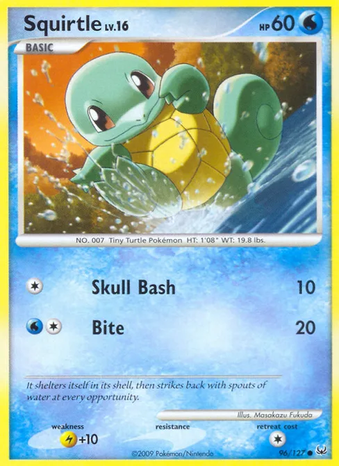Squirtle, Platinum #96