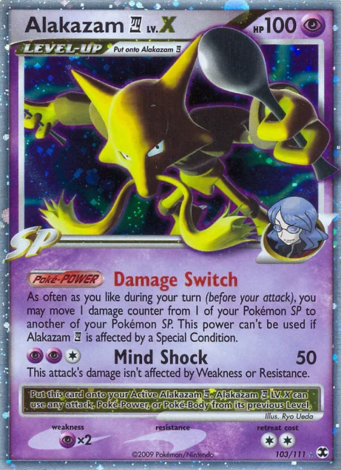 Alakazam E4 LV.X, Rising Rivals #103