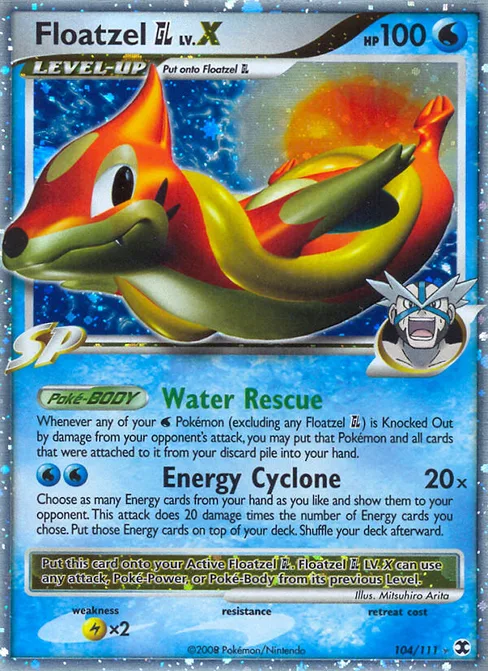 Floatzel GL LV.X, Rising Rivals #104