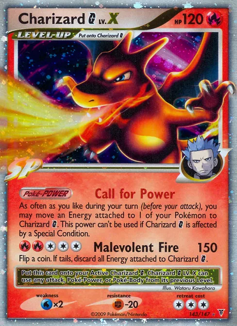 Charizard G LV.X, Supreme Victors #143