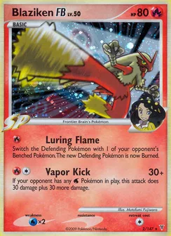 Blaziken FB, Holofoil