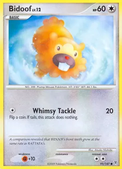 Bidoof, Normal