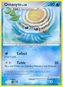 Omanyte, Normal