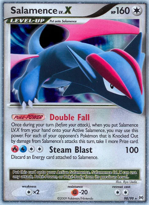 Salamence LV.X, Arceus #98