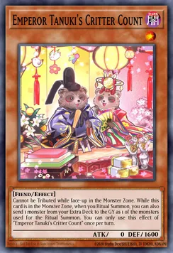 Emperor Tanuki's Critter Count