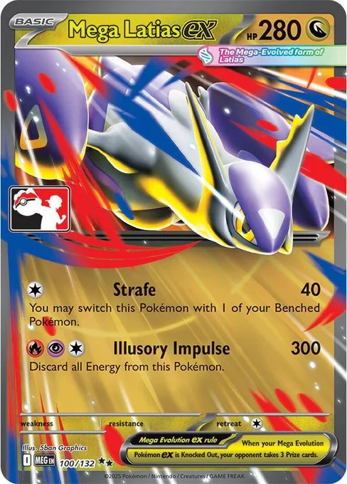Mega Latias ex, Play! Pokémon Prize Pack Series #100