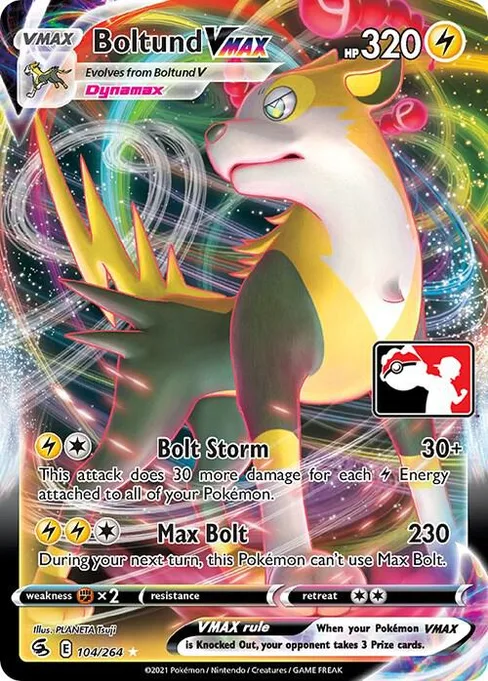 Boltund VMAX, Play! Pokémon Prize Pack Series #104