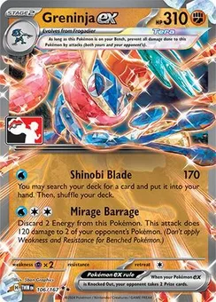 Greninja ex, Play! Pokémon Prize Pack Series