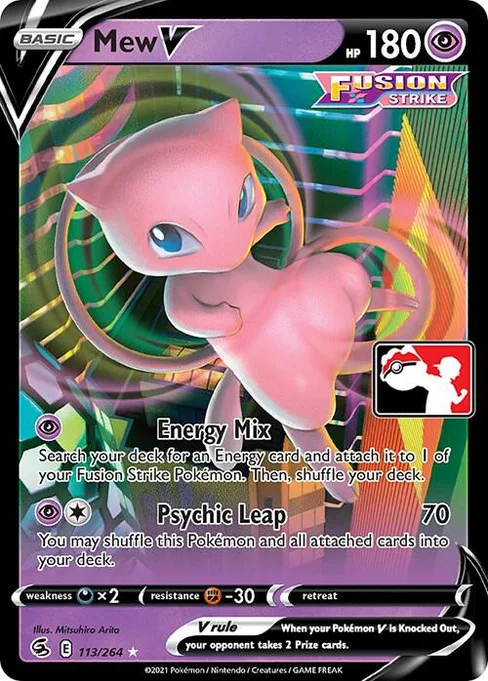 Mew V, Play! Pokémon Prize Pack Series #113