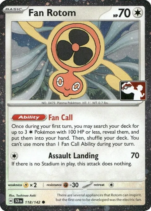 Fan Rotom, Play! Pokémon Prize Pack Series #118