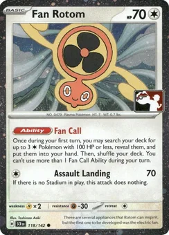 Fan Rotom, Play! Pokémon Prize Pack Series (Cosmos Holo)