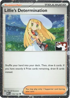 Lillie's Determination, Play! Pokémon Prize Pack Series (Cosmos Holo)