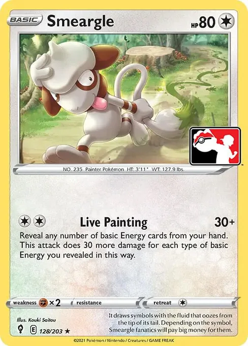 Smeargle, Play! Pokémon Prize Pack Series #128