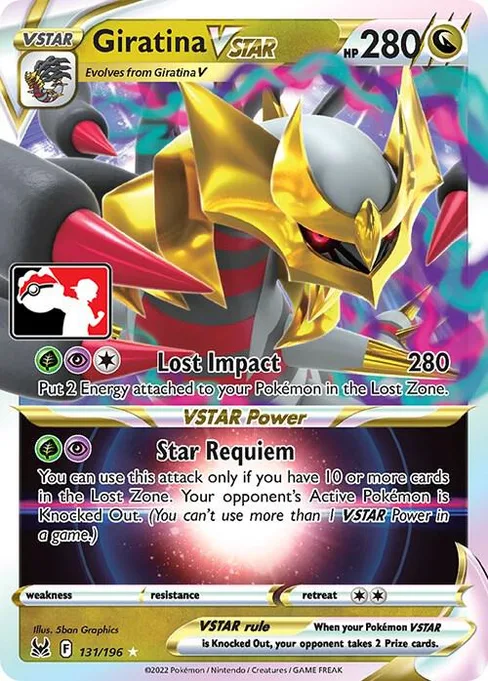 Giratina VSTAR, Play! Pokémon Prize Pack Series #131